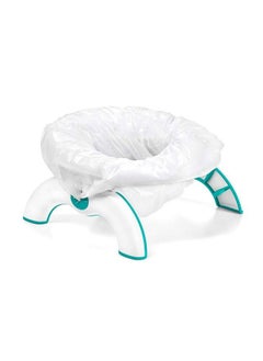 svk dream 2 In 1 Go Potty Outdoor Travel Potty And Toilet Seat Trainer Ring Baby Toilet Seat (White)  - Image 4