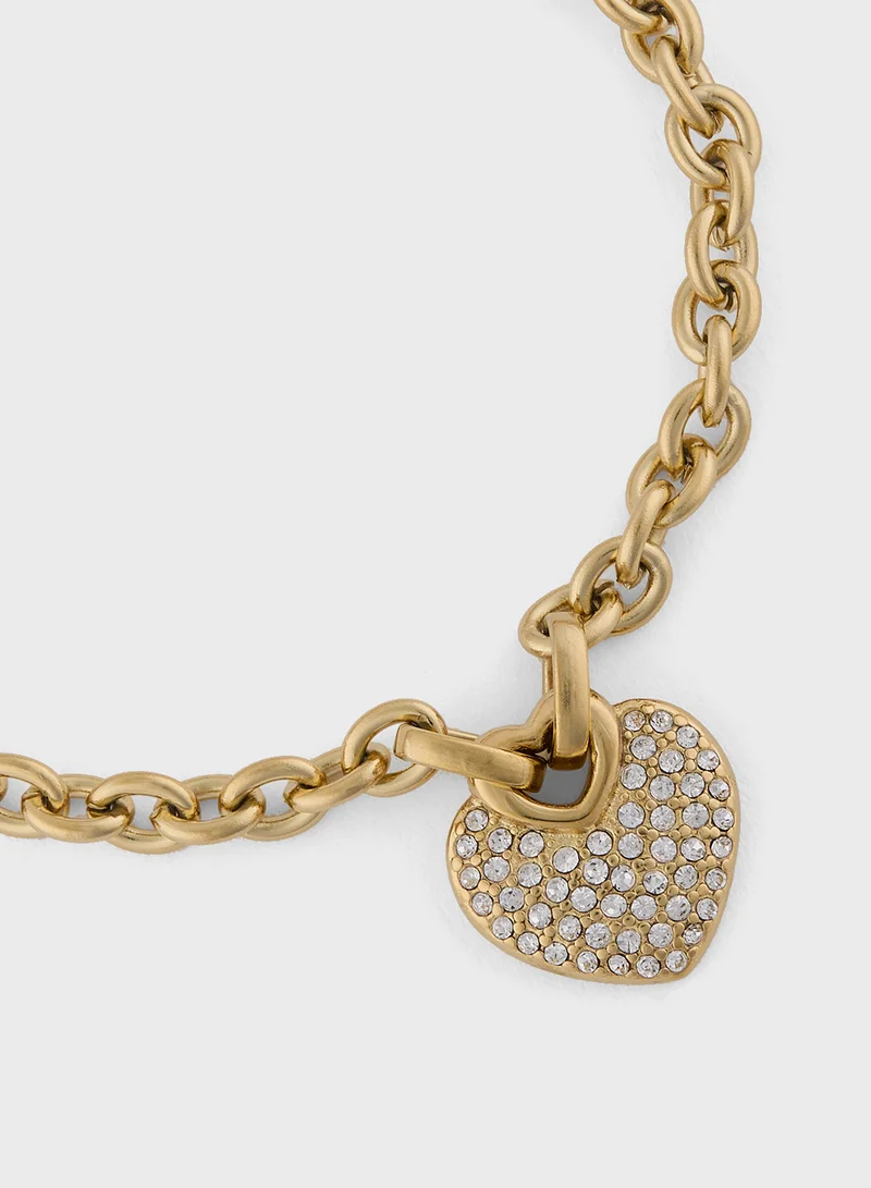GUESS Heart Pave Bracelet