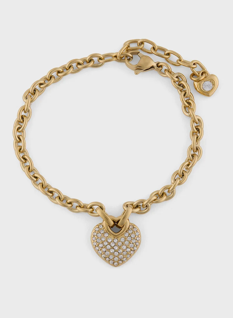 GUESS Heart Pave Bracelet