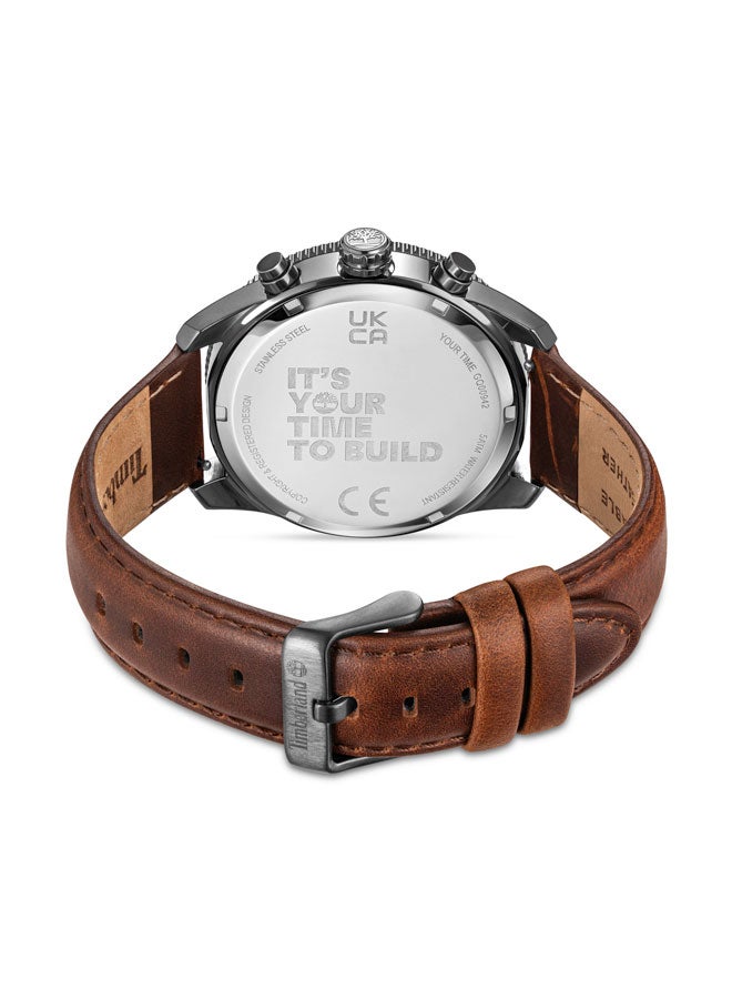 Timberland Men Carrigan Interchangeable Strap & Bezel Chronograph Watch for Men, 44mm - Image 5