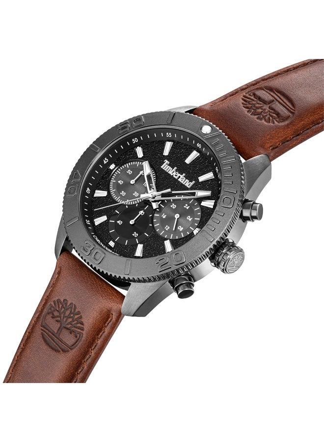 Timberland Men Carrigan Interchangeable Strap & Bezel Chronograph Watch for Men, 44mm - Image 2