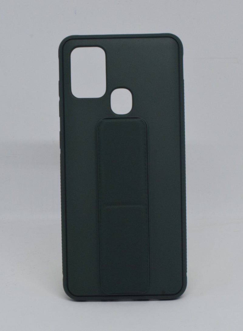 BORTONY Protective Case Cover With Finger Grip Stand For Samsung Galaxy A21s - Image 1