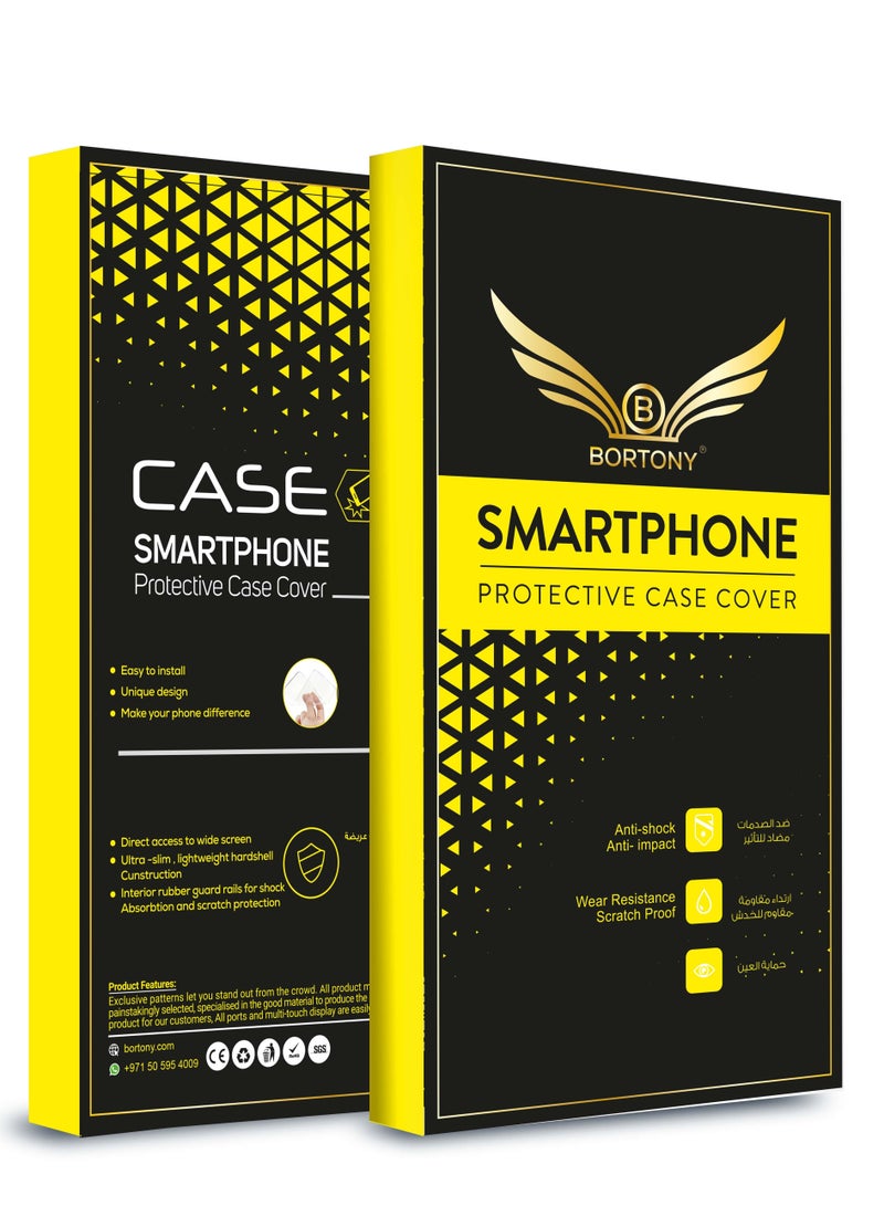 BORTONY Protective Case Cover With Finger Grip Stand For Samsung Galaxy A21s - Image 4