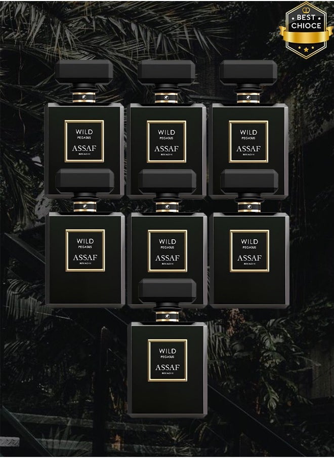 ASSAF 7 Pieces Wild Pegasus Riyadh Perfume 50ml EDP  - Image 1