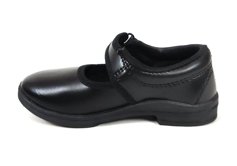 School Hours Girls Black Ballerina Uniform School Dress Shoes Akl DLX Vel - Image 5