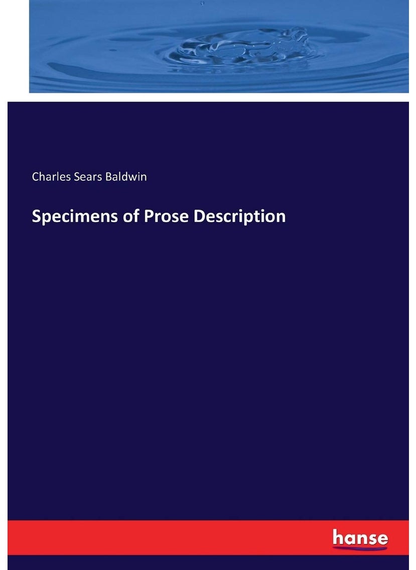 Specimens of Prose Description  - Image 1