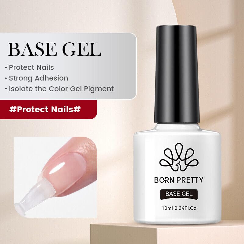 Born Pretty 10ml Base Coat Gel Polish from BELLE GAGA UV LED Nail Art Manicure Varnish Long Lasting Nail Polish - Image 2