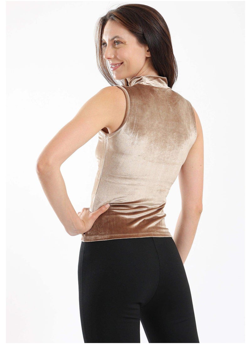 Carina - high-neck-sleeveless-top1 - Image 1