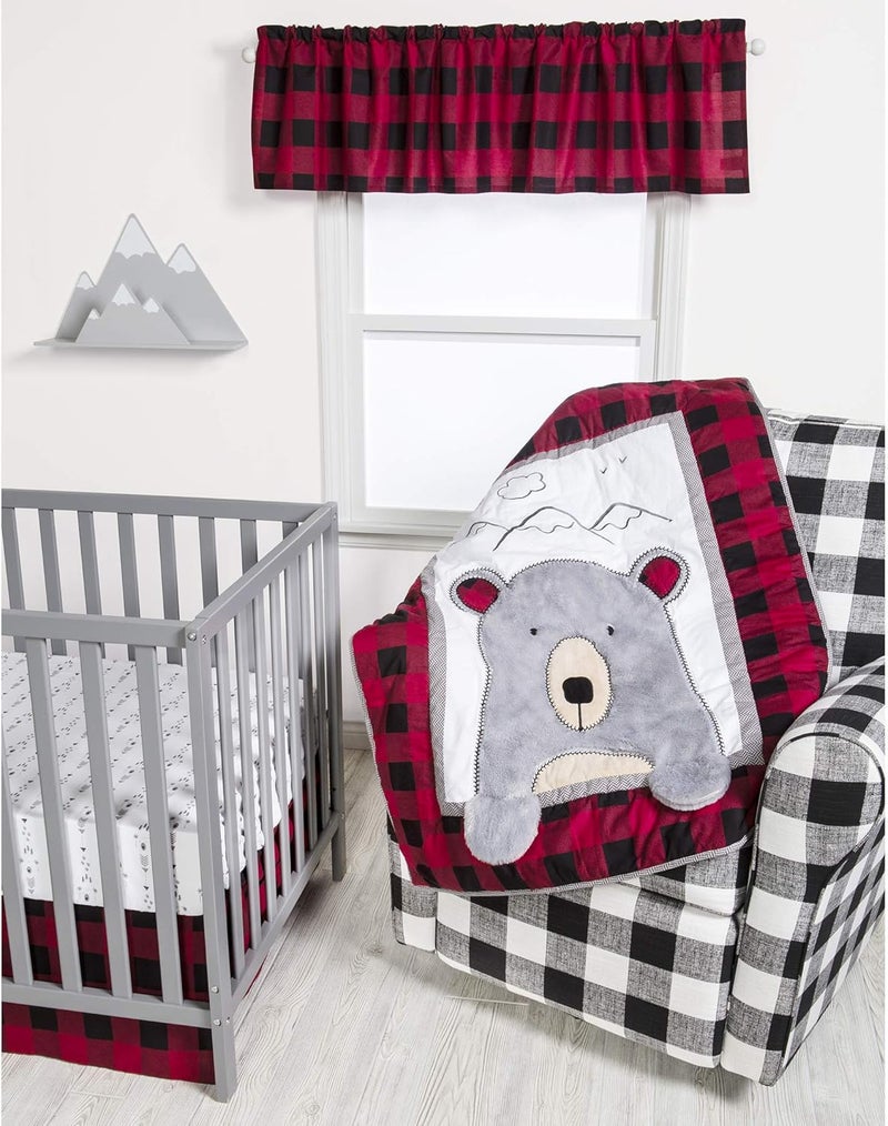 Trend Lab Red and Black Buffalo Check Hamper - Image 3