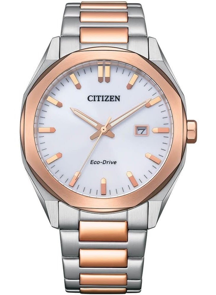 سيتيزن ساعة يد من ستانلس ستيل بعقارب BM7606-84A - Image 1