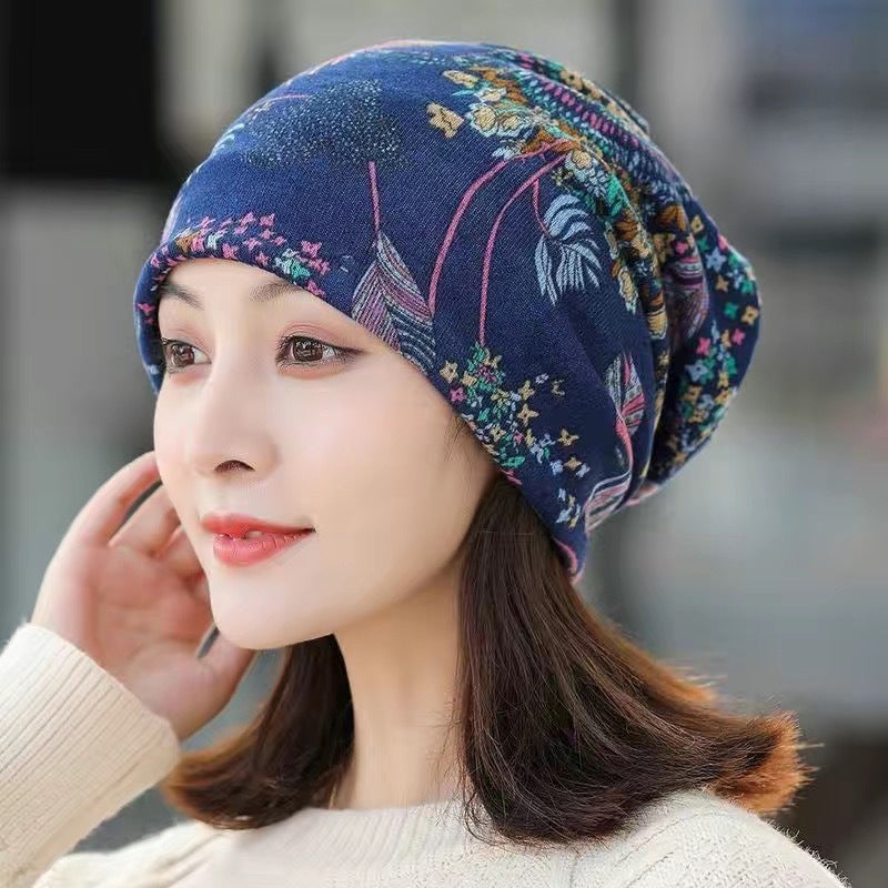 Unisex Knitted Twist Beanie Scarf Set Upgraded-National Beauty  - Image 4