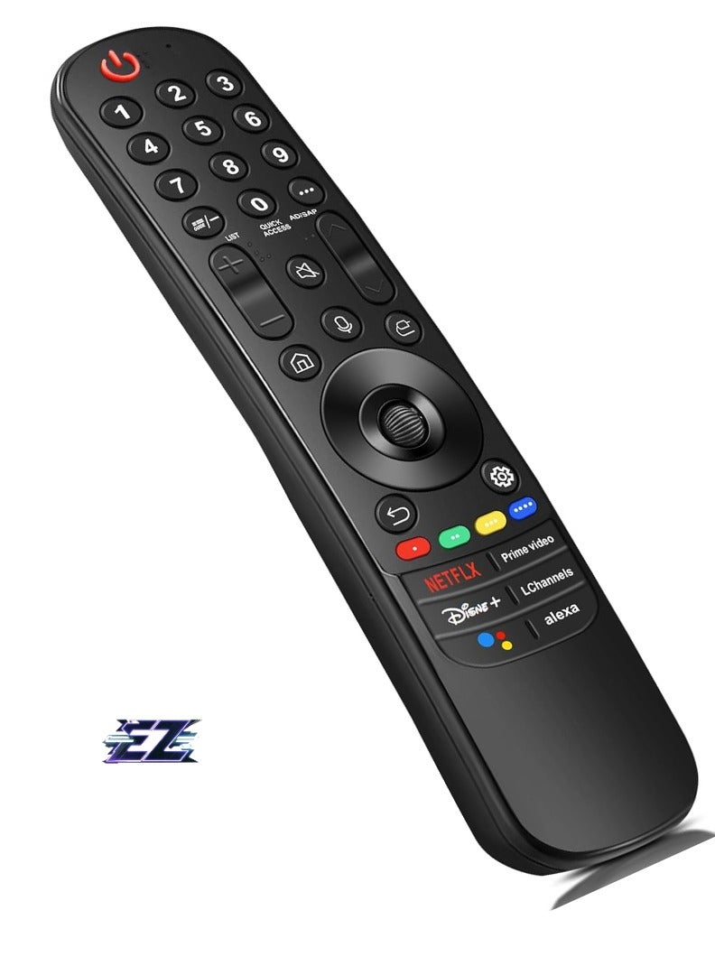 ELTRAZONE Replacement Magic Remote Control for LG Smart TV with Pointer and Voice Function Compatible with LG 2021-2022 UHD OLED QLED NanoCell 4K 8K TV (MR22GA MR22GN) - Image 2