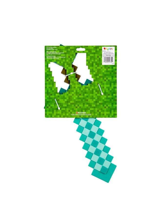 ماين كرافت إكسسوار زي سيف ماين كرافت، سيف الماس الرسمي من ماين كرافت، مقاس واحد - Image 5