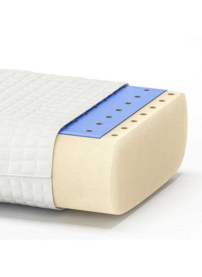 Generic - Ergonomic pillow, side/back sleeper, 41x70 cm - Image 1