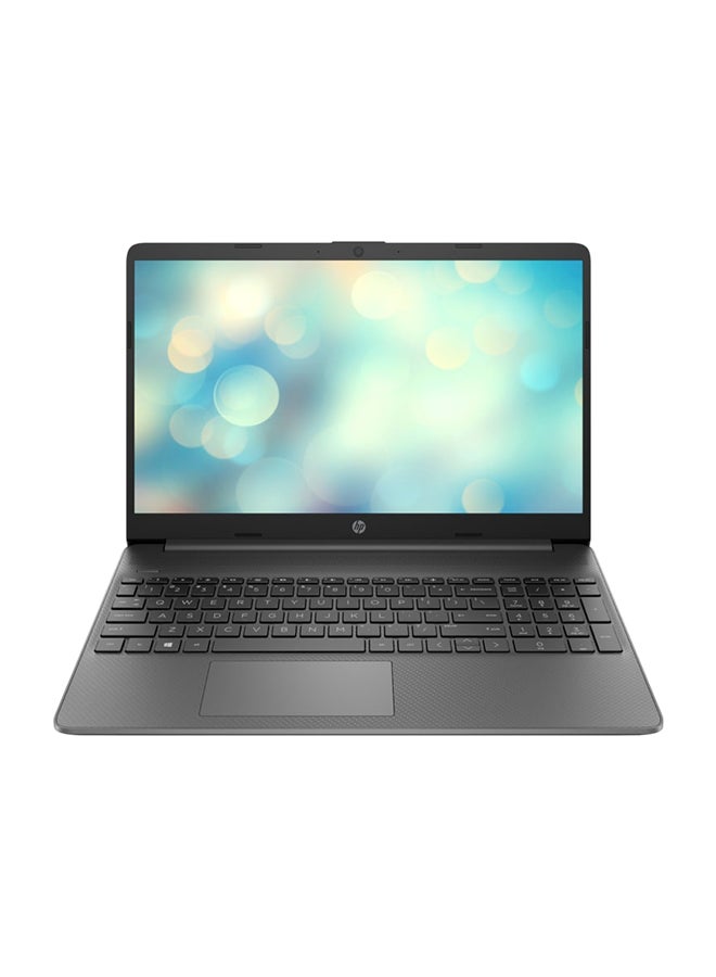 HP كمبيوتر محمول 15s-fq5030nx بشاشة عالية الدقة مقاس 15.6 بوصة ومعالج كور i3 وذاكرة وصول عشوائي سعة 4 غيغابايت ومحرك أقراص SSD سعة 256 غيغابايت مزود بنظام تشغيل DOS وبطاقة رسومات إنتل UHD سبورة إنجليزية/عربية رمادي الإنجليزية/العربية منتج تتوفر لوحة الكتابة به باللون الرمادي - Image 1