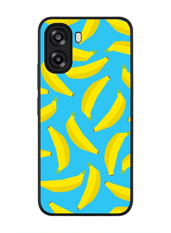 Stylizedd For Oppo A6x 5G / A6x 4G Case,Slim fit Camera Protection, Shockproof Thin Phone cover  - Scattered Bananas - Image 1