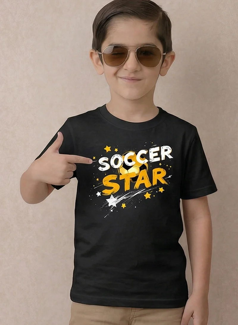 Funkaar Funkaar Kids Soccer Graphic Print T-shirt