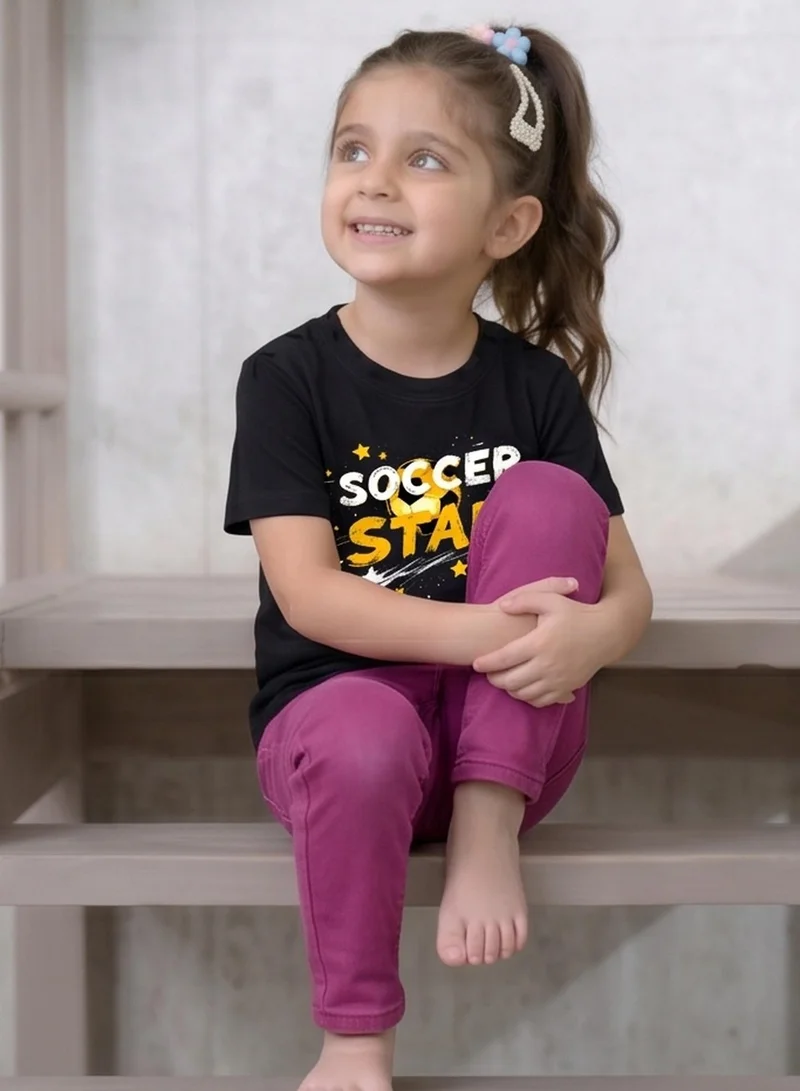 Funkaar Funkaar Kids Soccer Graphic Print T-shirt