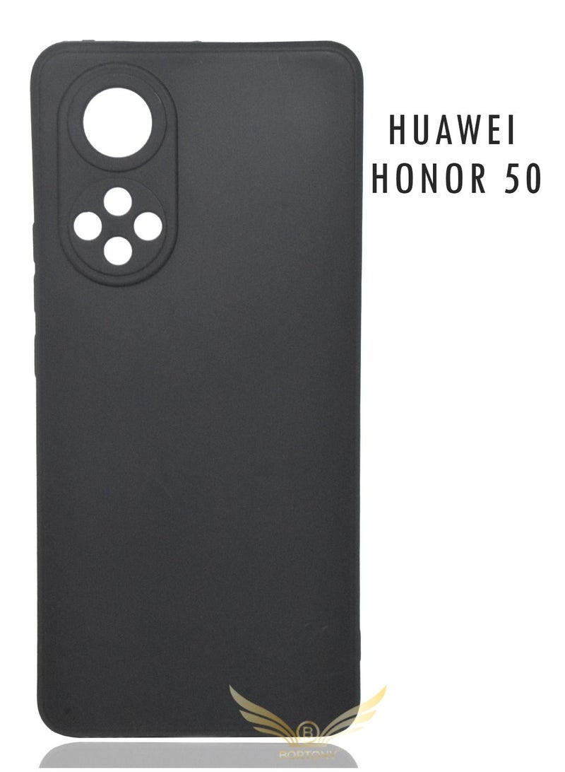 BORTONY Honor 50 Case,Liquid Silicone Protective Case Cover With Camera Protection For Huawei Honor 50 - Image 1