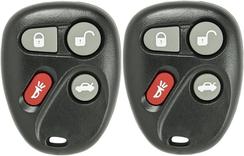 Keyless2Go Replacement Key Fob for GM Vehicles - 4 Button L2C0005T Remote - 2 Pack - Image 1