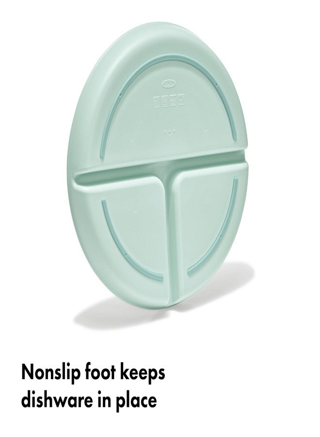 OXO Tot Stackable Divided Plates Set - 3pk - Light - Image 3