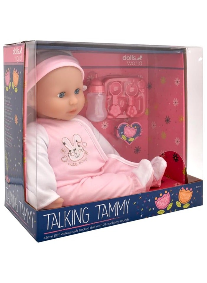 dolls world Talking Tammy Styling Head Doll by Peterkin | DOLLSWORLD Role Play Toy for Kids Aged 3+ - Image 2