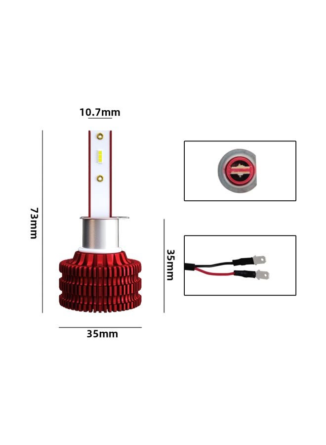 Loquat 2-Piece Car LED Headlight Bulbs - Image 3