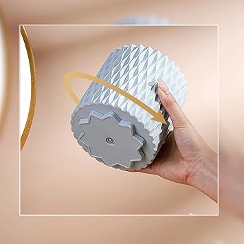 OWAYOTO Makeup Brush Holder Rotatable Makeup Brush Organiser Cup Makeup Container Storage White - Image 4
