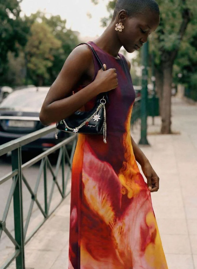 Desigual Asymmetric sleeveless dress