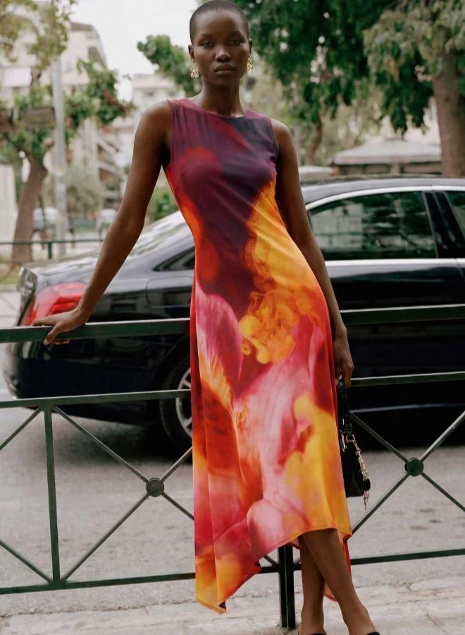 Desigual Asymmetric sleeveless dress