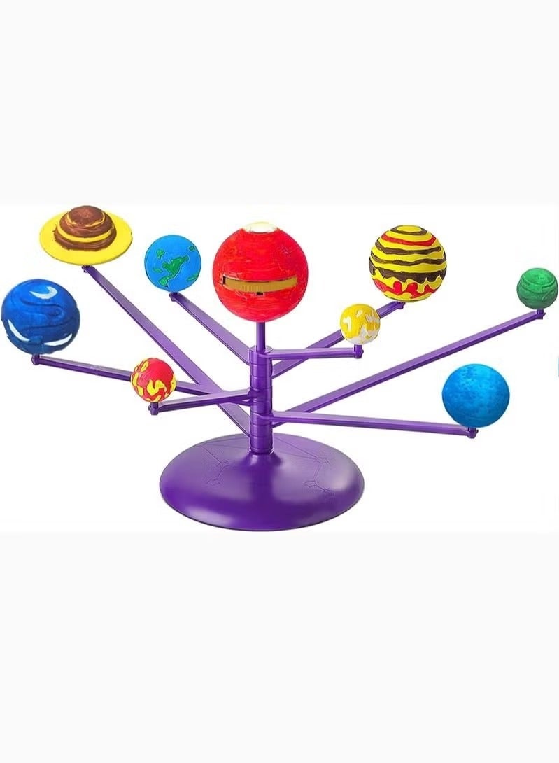 Solar System for Kids and Teens .Solar System Model with Planet Projector - DIY Educational Solar System Toys with Paint and Brushes-Astronomy Planets for Kids - Image 2