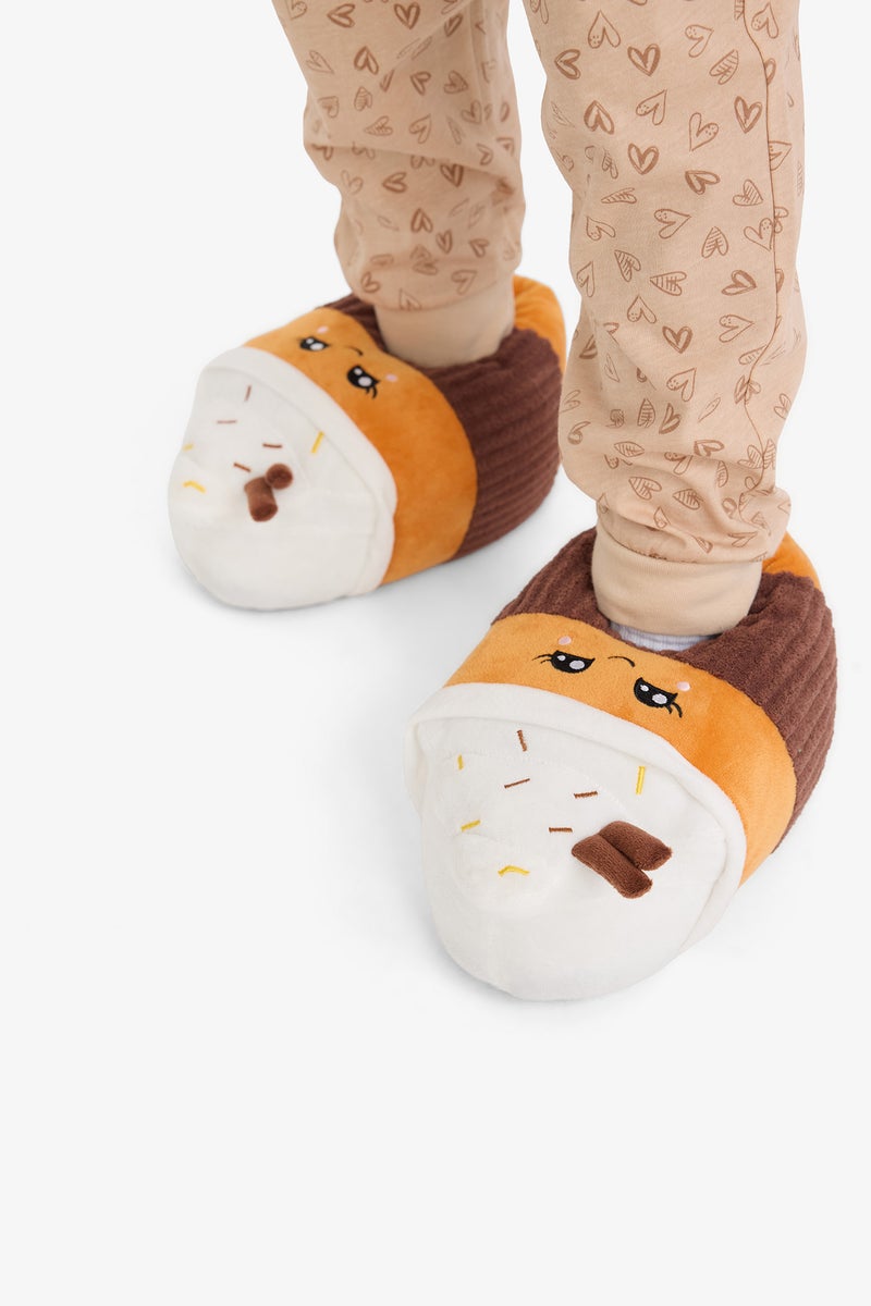 DeFacto Pink Girl Girl Flat Sole Home Slippers Casual - Image 2