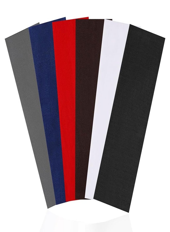 ZIBUYU® 6PC Head Band for Men Elastic Sports Hair Band for Men Breathable Gym Accessories for Man Workout Thin Soft Non-Slip Stylish Sweat Running Yoga (6 Colors) - Image 1