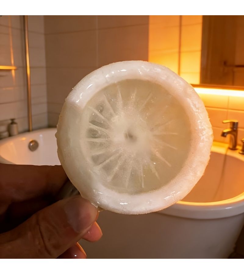 White Bathroom Shower Ring Water Spray Touch Flow Water Alone Showering - Image 2