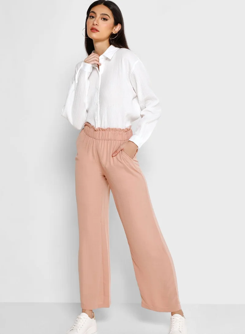 Jacqueline de Yong Button Down Shirt