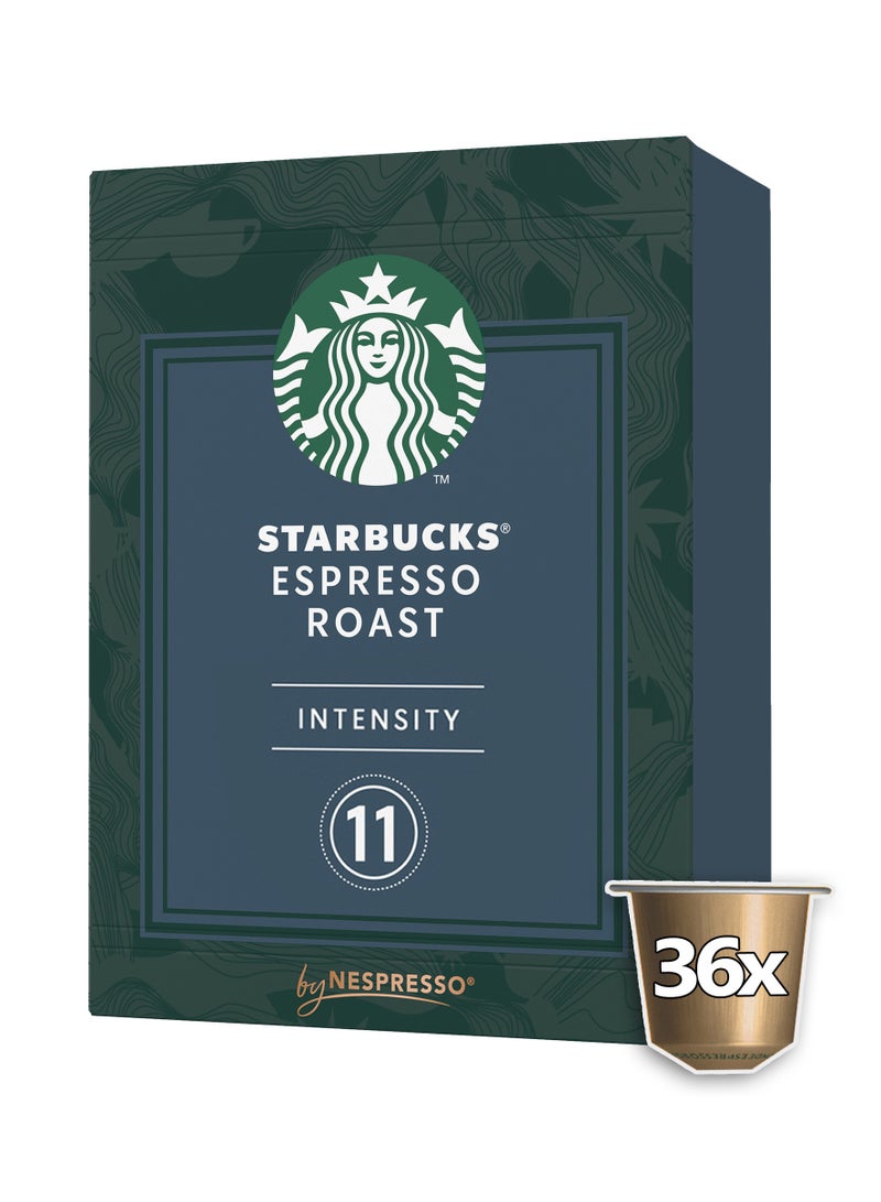 ستاربكس كبسولات قهوة اسبريسو روست (202جم) 36 كبسولات - Image 1