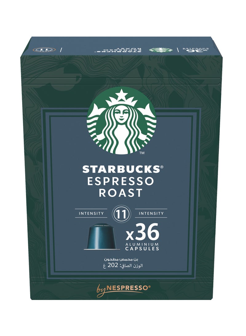 ستاربكس كبسولات قهوة اسبريسو روست (202جم) 36 كبسولات - Image 2