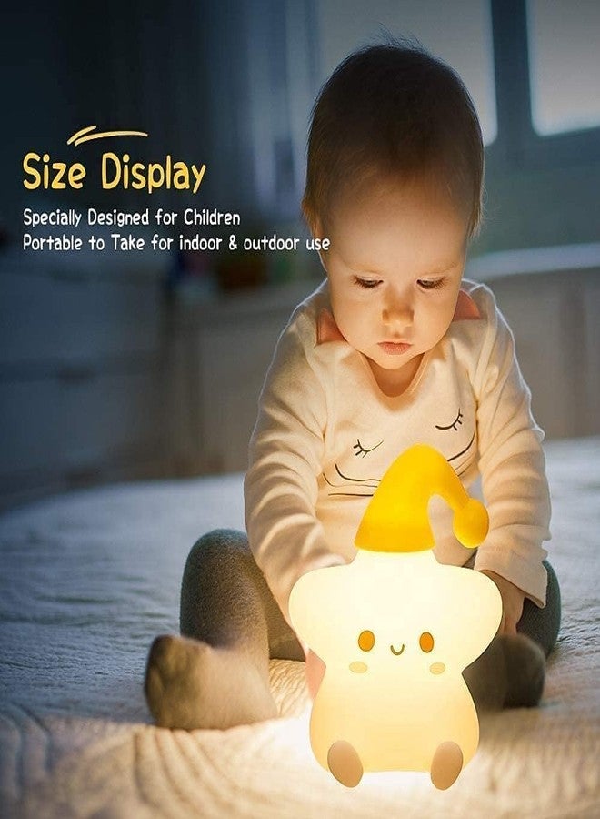 DotCom Kids Night Light Lamp | Rechargeable LED Bedside for Children's Bedroom | Ideal Gift for Boys, Girls, Toddlers, and Nursery (Star Lamp) - Image 5
