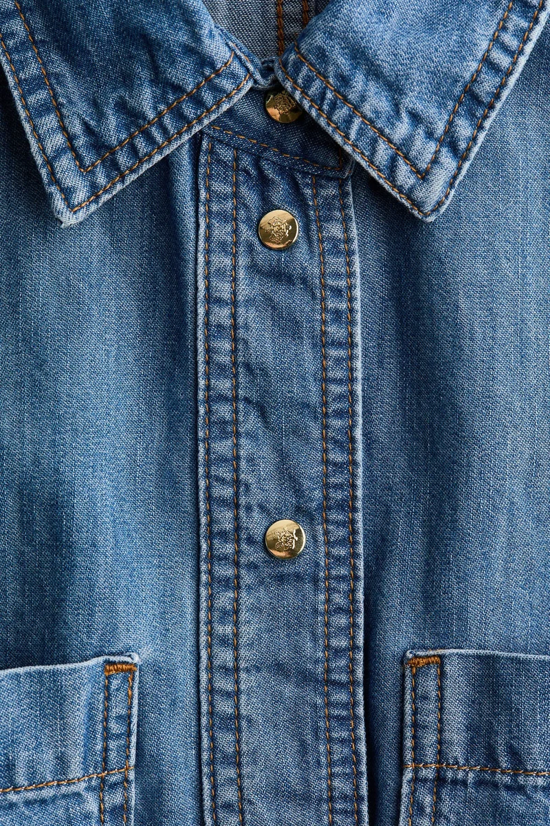 H&M  Denim shirt dress for Women | Best Price UAE