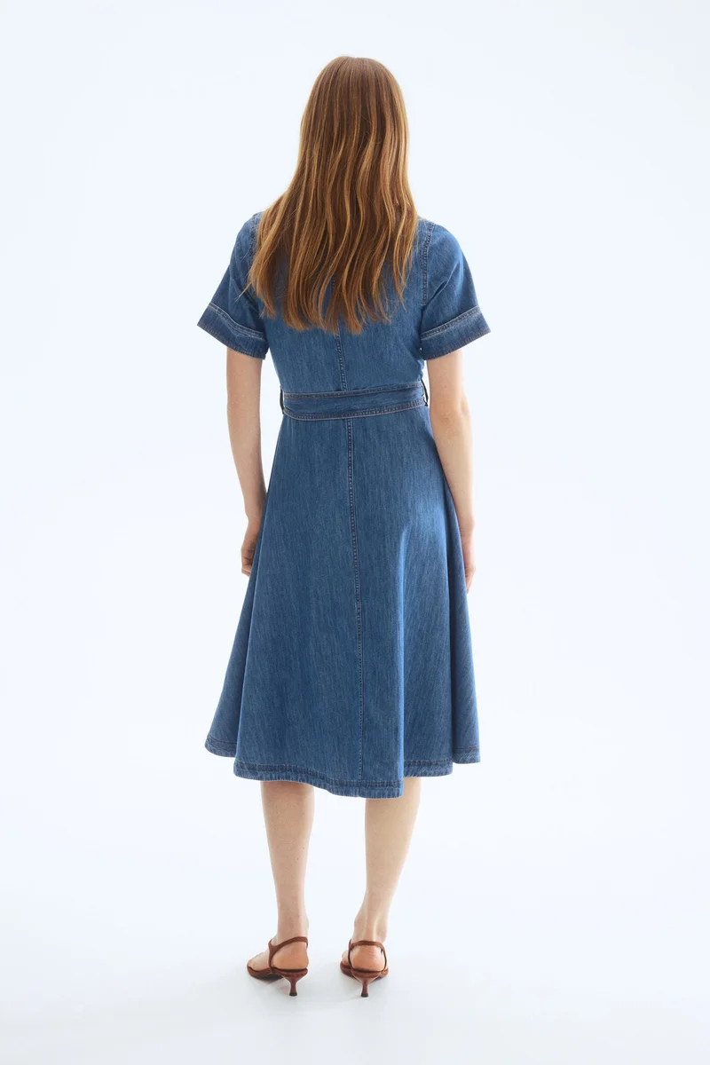 H&M  Denim shirt dress for Women | Best Price UAE