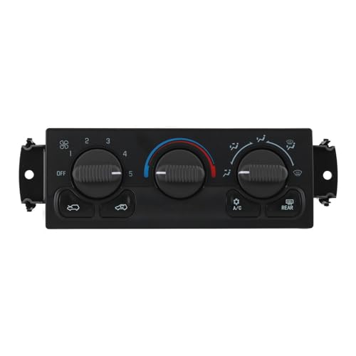 DICMIC Front A/C Heater Climate Control Module Compatible with 1999-2002 Chevrolet Silverado 1500 2500 GMC Sierra 1500 2500 2001-2002 Chevrolet Silverado 1500 HD 2500 HD Replace# 599-218, 15054697 - Image 1
