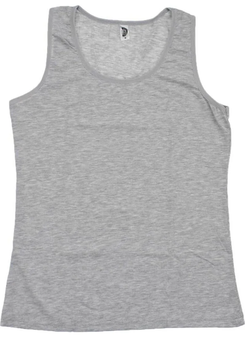 Gümüş Silver 4066 6-Pack Lycra Plain Bias Women's Wide Strap Undershirt