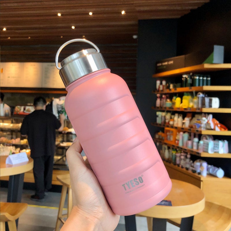 Portable Student Caterpillar Thermos 750ml pink