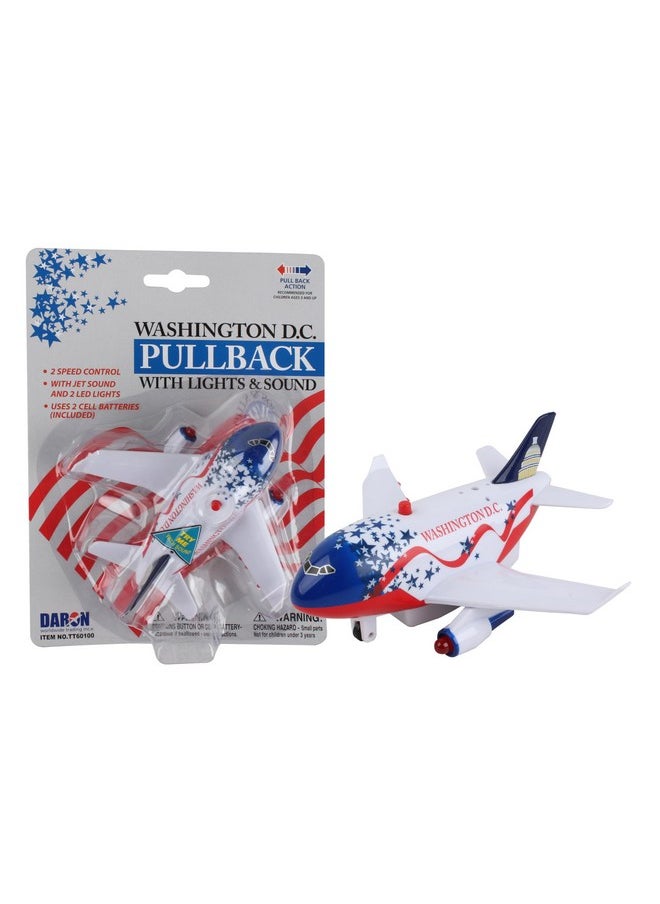 Daron Daron Washington DC Pullback Plane with Light and Sound  - Image 1