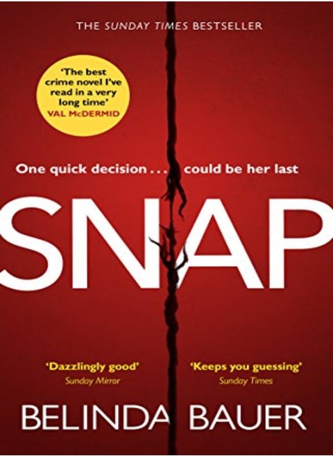 Snap `The Best Crime Novel Ive Read In A Very Long Time Val Mcd by Belinda Bauer Paperback