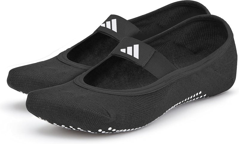 Adidas جوارب اليوغا من أديداس - S/M - أسود - Image 1