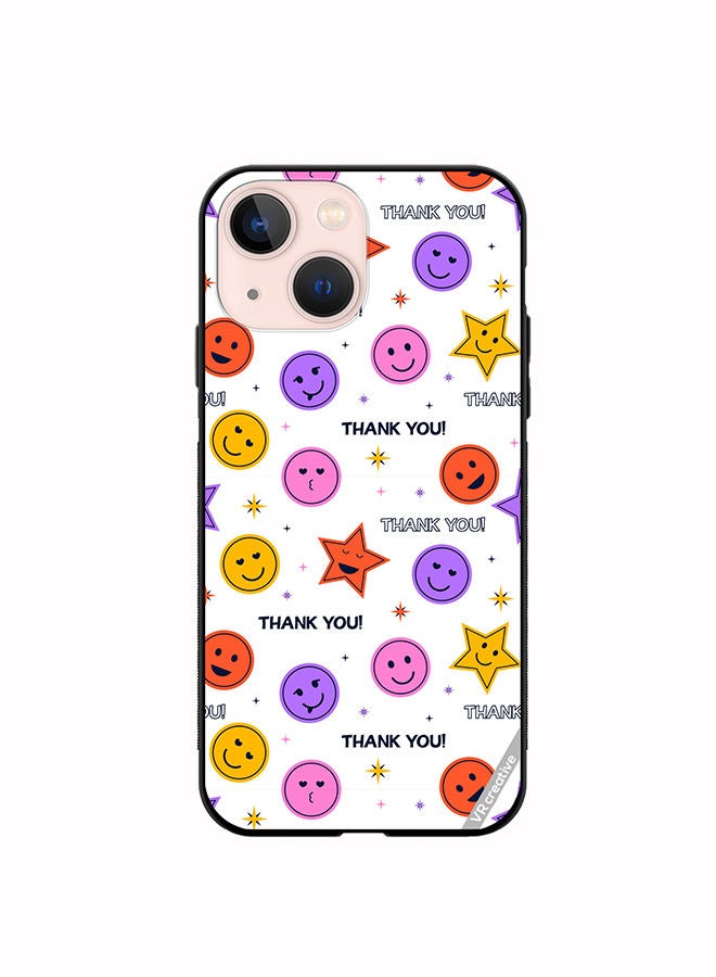 VR CREATIVE Protective Case Cover For Apple iPhone 14 Thank You Seamless Design Multicolour - Image 1