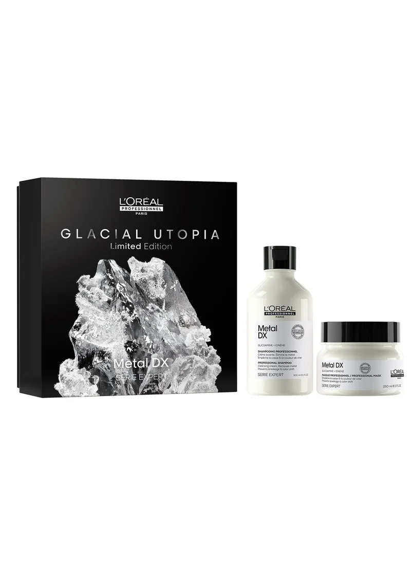 L'Oréal Professionnel L’Oréal Professionnel│Metal Detox Glacial Utopia Duo Set | Shampoo 300ml & Mask 250ml | SERIE EXPERT