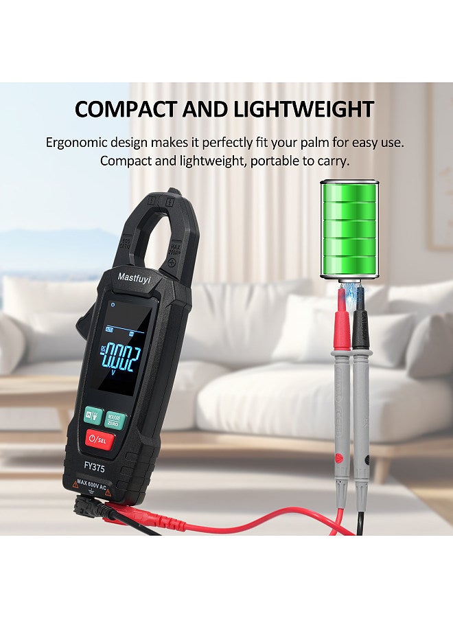 Lepmerk Clamp Meter with LCD Display Multifunctional Digital Clamp Meter 5999 Counts NCV Test Universal Meter Tester  - Image 4