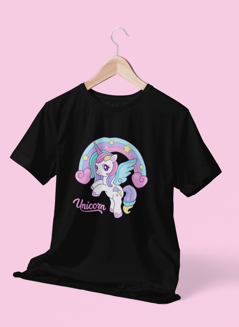ZOOM Soft Cotton Unicorn T-Shirt for Toddlers and Kids